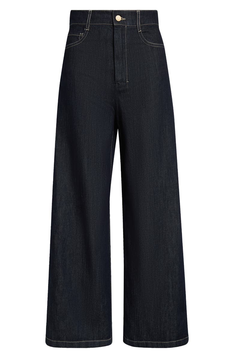 Max Mara Zucchero High Waist Wide Leg Jeans, Alternate, color, 