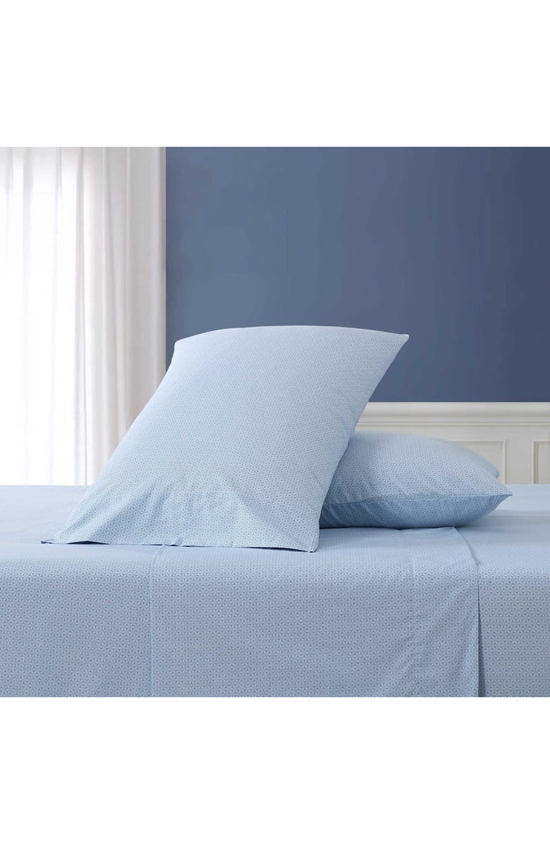 Nautica Geo Floral 200 Thread Count Cotton Percale Sheet Set, Alternate, color, 