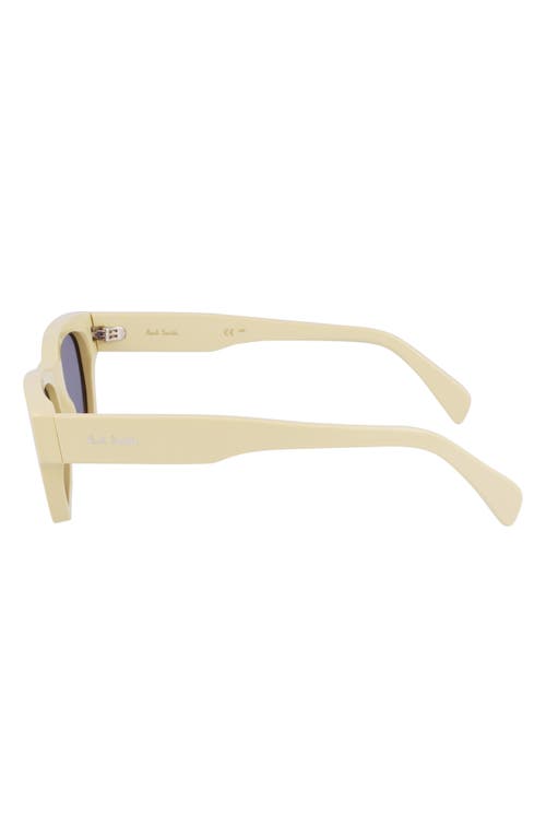 PAUL SMITH PAUL SMITH LOXHAM 52MM MODIFIED RECTANGULAR SUNGLASSES