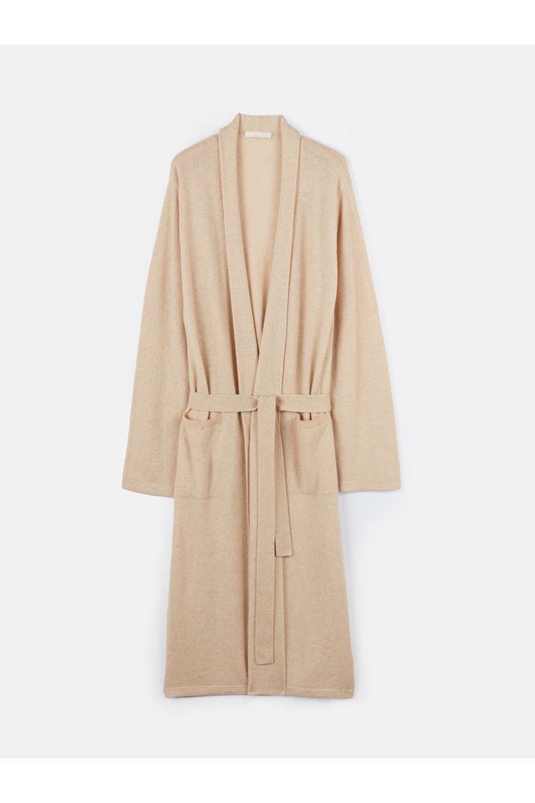 Men's Cashmere Robe, Main, color, beige