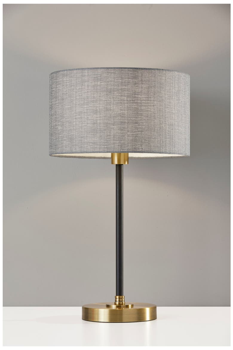 Bergen Table Lamp, Alternate, color, BLACK/ ANTIQUE BRASS