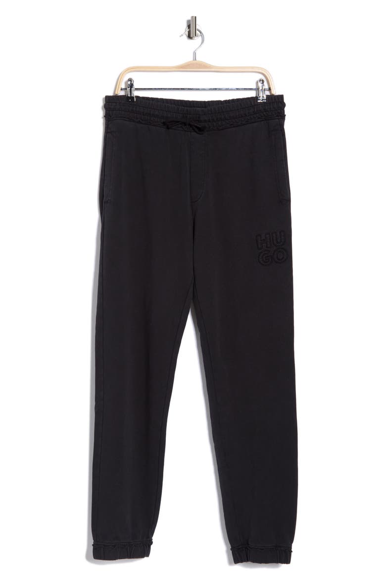 Distrose Cotton Joggers, Alternate, color, BLACK