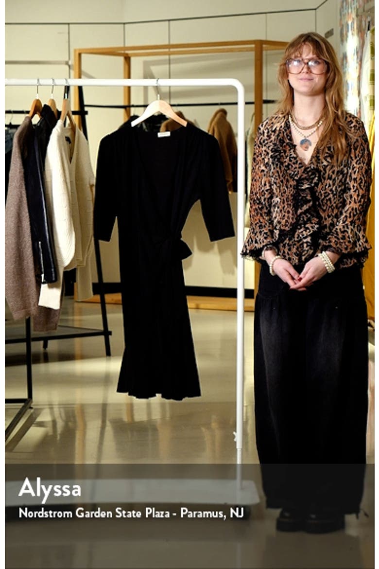Whimsy Midi Wrap Dress video