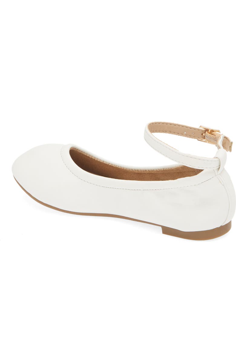 DREAM PAIRS Kids' Ankle Strap Ballerina Flat, Alternate, color,