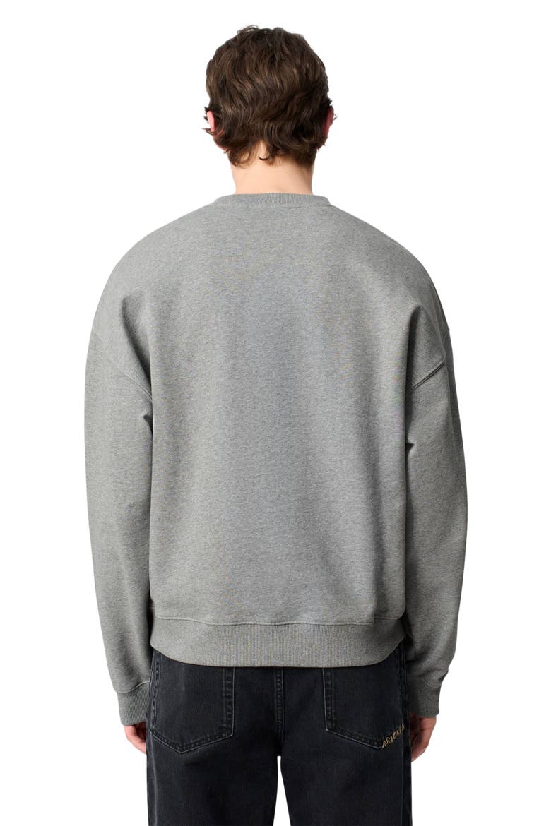 Micro Bee Bird Sweatshirt, Alternate, color, Grey Melange