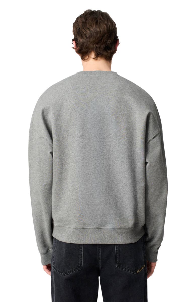 Axel Arigato Micro Bee Bird Sweatshirt, Alternate, color, Grey Melange