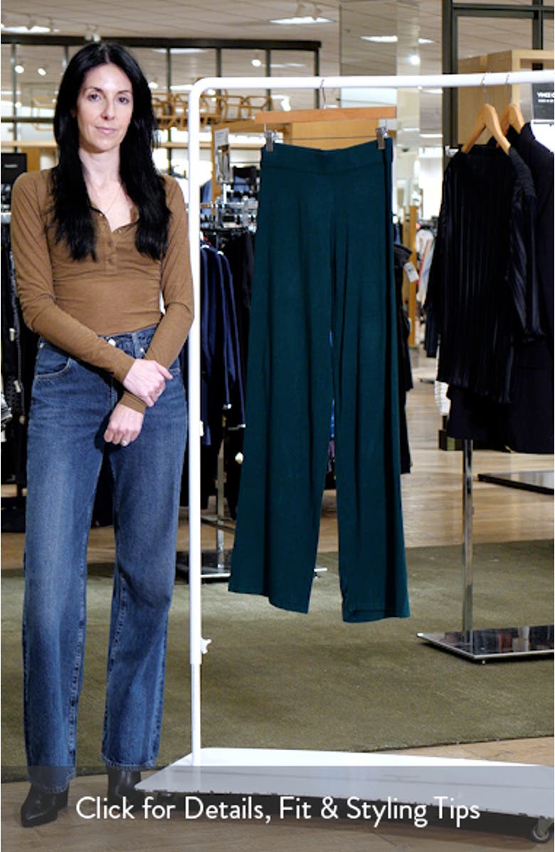 Wide Leg Sweater Pants, sales video thumbnail