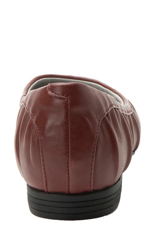 Alegria By Pg Lite Beka Ballet Flat In Burgundy