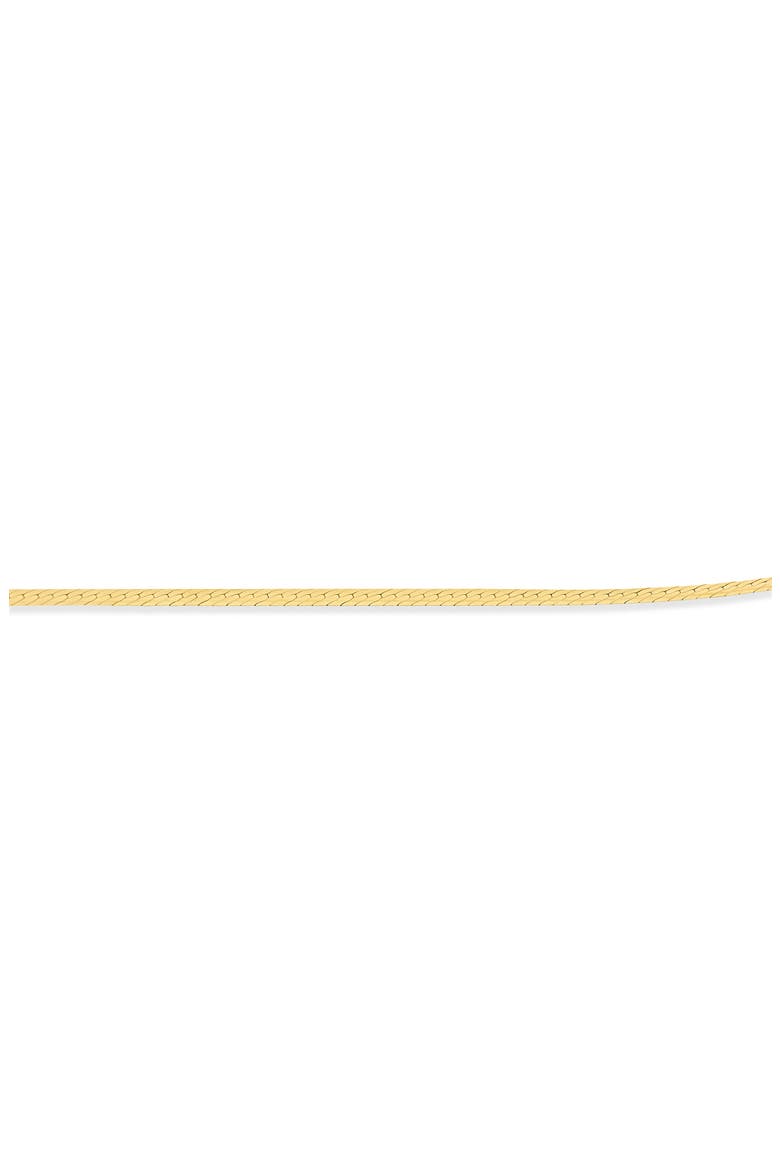 14K Gold 1mm Herringbone Chain Necklace, Alternate, color, 14K YELLOW GOLD