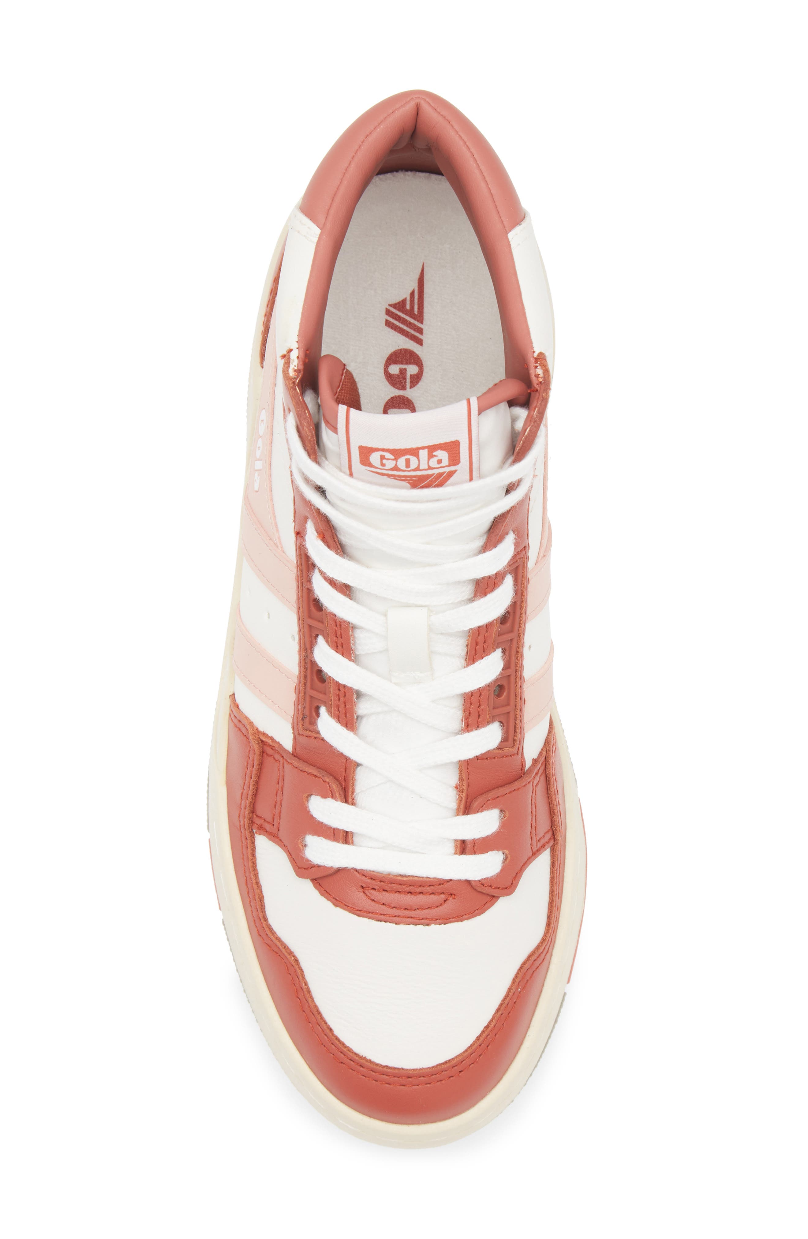 Challenge High Top Sneaker, Alternate, color, WHITE/ ORANGE SPICE
