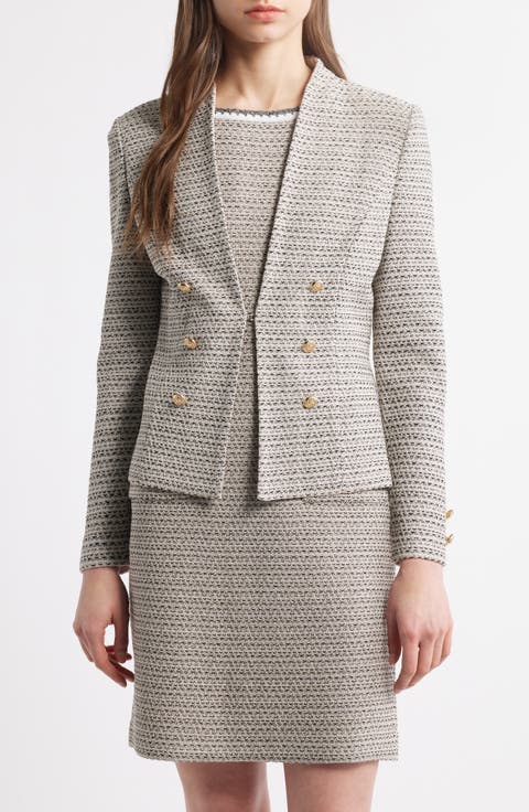 x Tanya Foster Tailored Fit Tweed Jacket