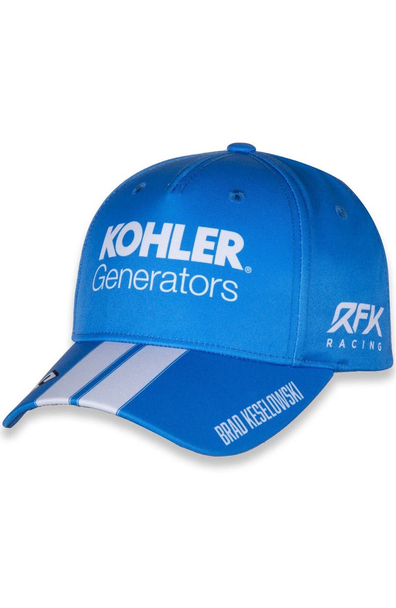 RFK Racing Men's RFK Racing Light Blue/White Brad Keselowski Uniform Adjustable Hat, Main, color, Light Blue