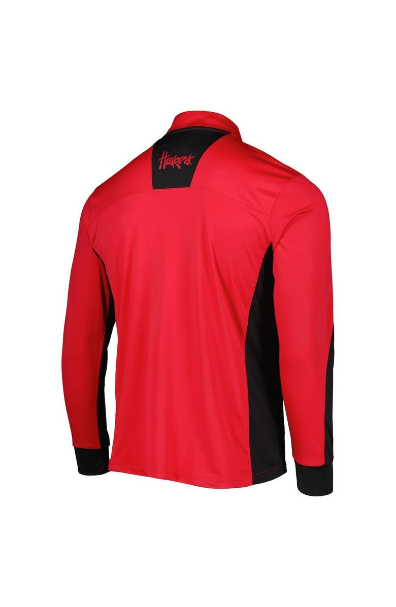COLOSSEUM Men's Colosseum Scarlet Nebraska Huskers Bart Quarter-Zip Windshirt, Alternate, color, 