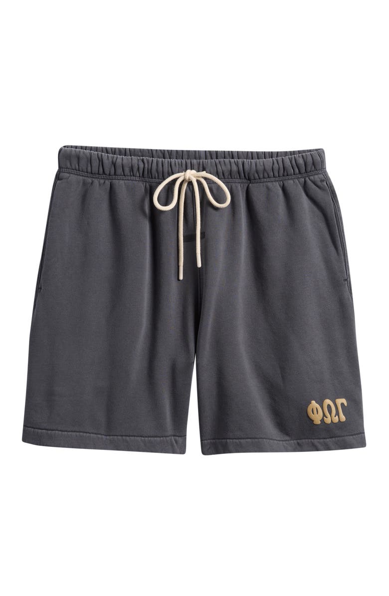 Fear of God Essentials Classic Cotton Fleece Shorts, Alternate, color, Washed Iron Grey