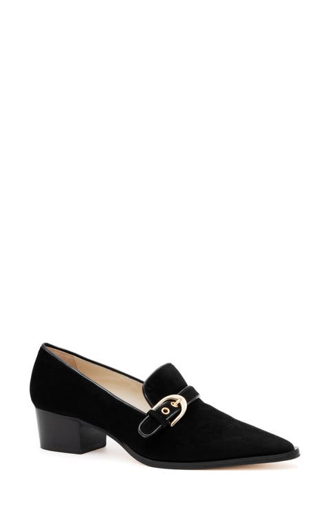 Publio Pointed Toe Loafer Pump (Women)