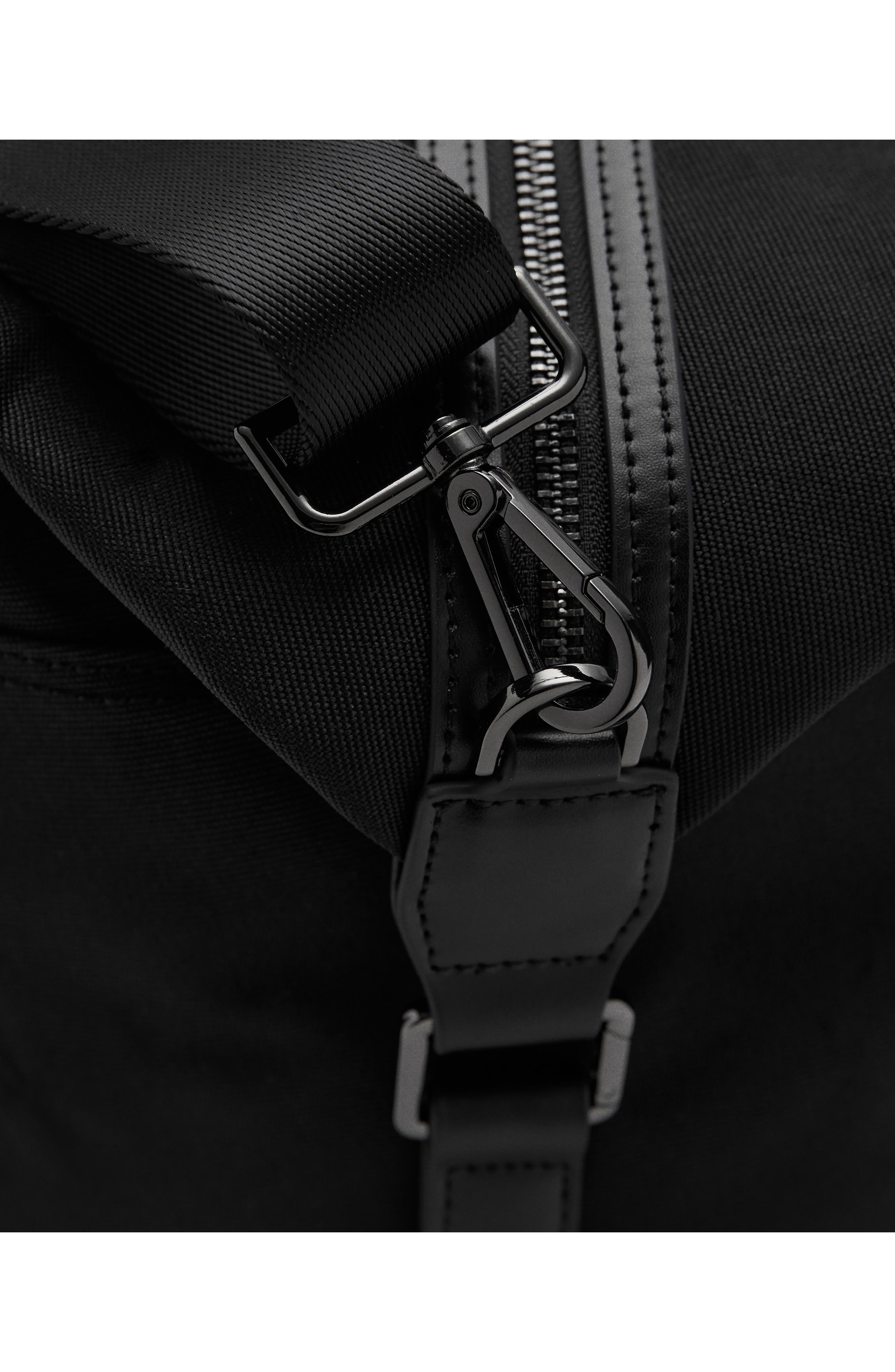 MANGO Bowling Handbag, Alternate, color, Black