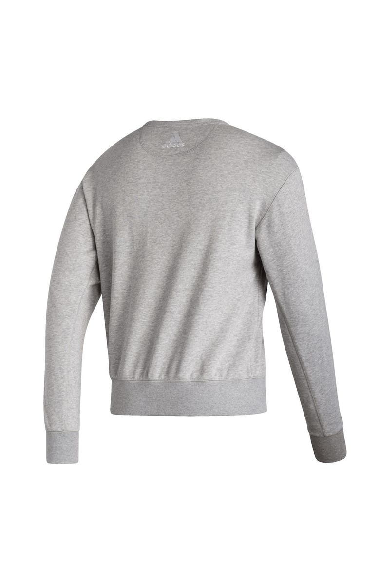 adidas Men's adidas Heathered Gray Vegas Golden Knights Vintage Pullover Sweatshirt, Alternate, color,