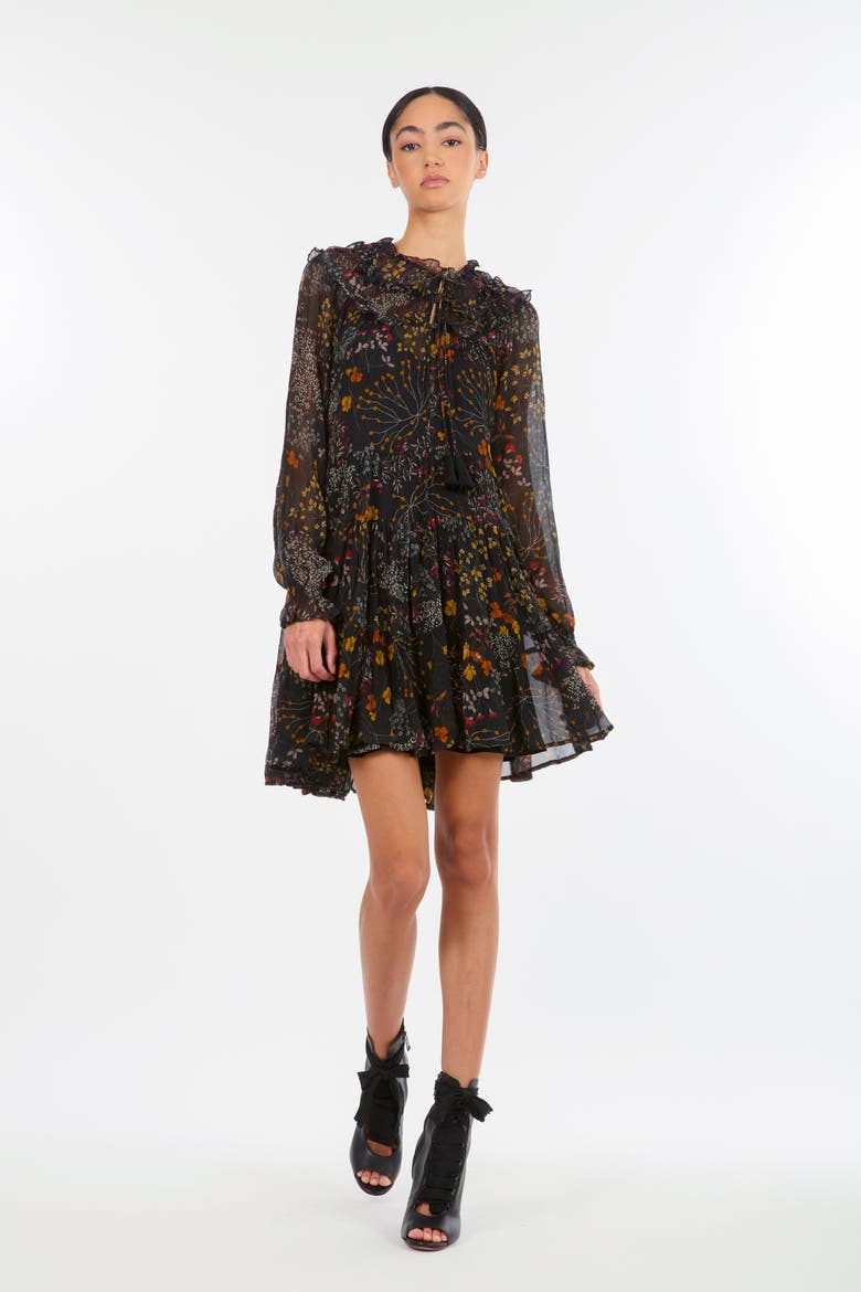 Roan Mini Dress, Main, color, Wildflower