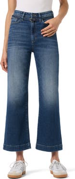 Joe's Wide Leg Jeans With Removable Belt