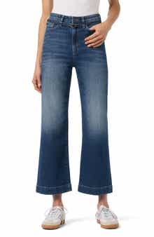 Joe's Wide Leg Jeans With Removable Belt