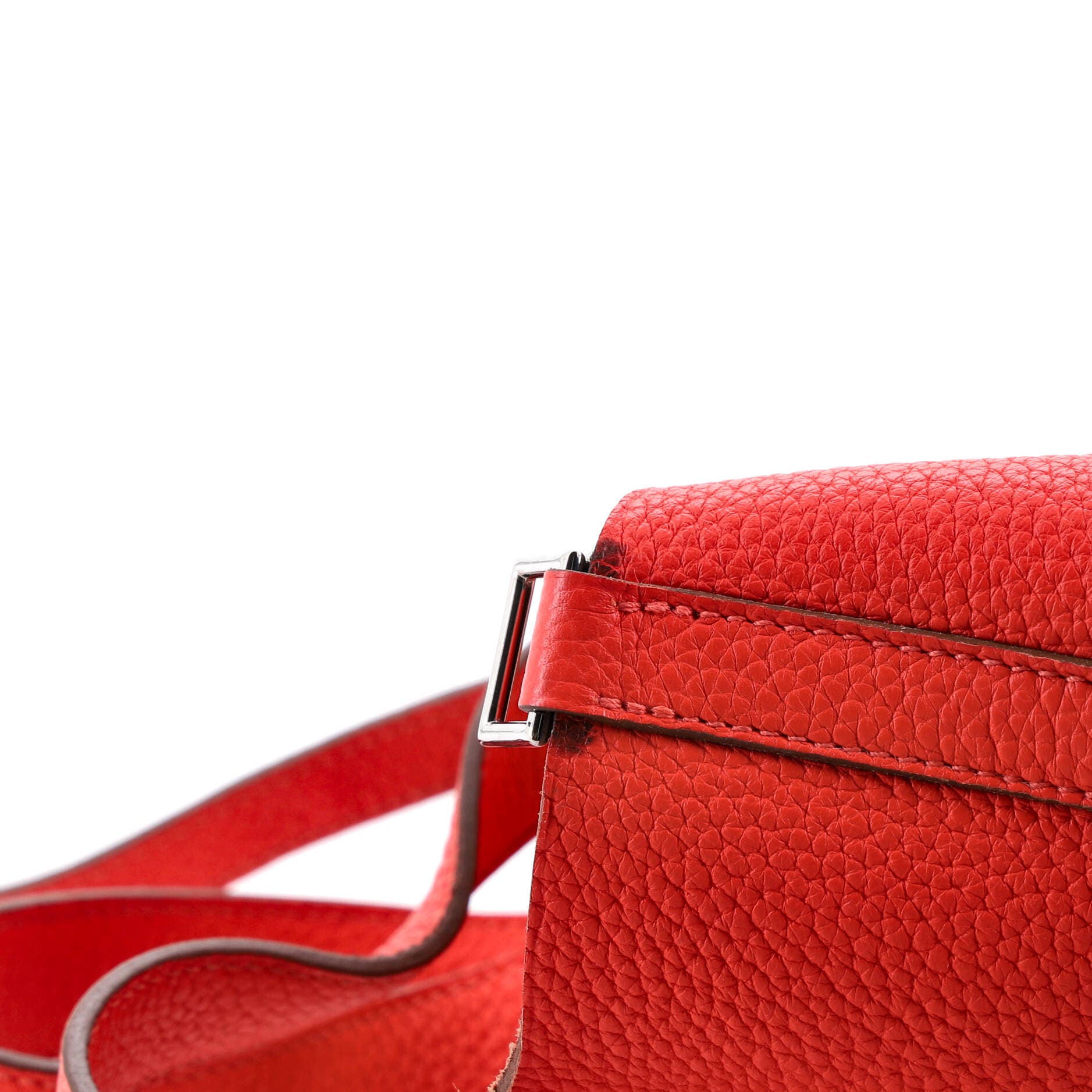 Pre-Owned Hermes Picotin Lock Bag Clemence PM, Alternate, color, Rouge Pivoine