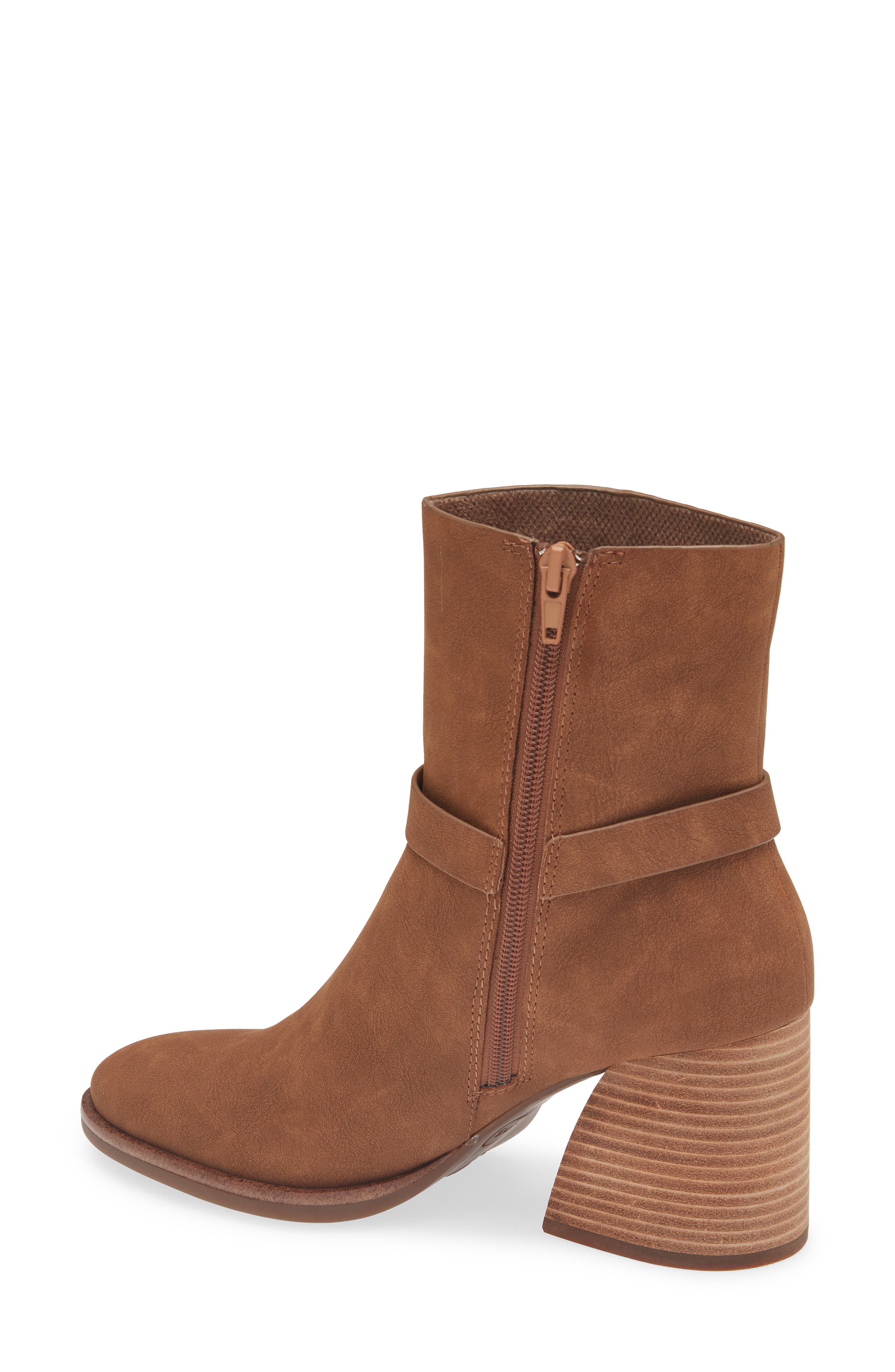 Suzi Bootie, Alternate, color, BROWN NUBUCK