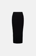 SAEMDI Deconstructed Rib Skirt