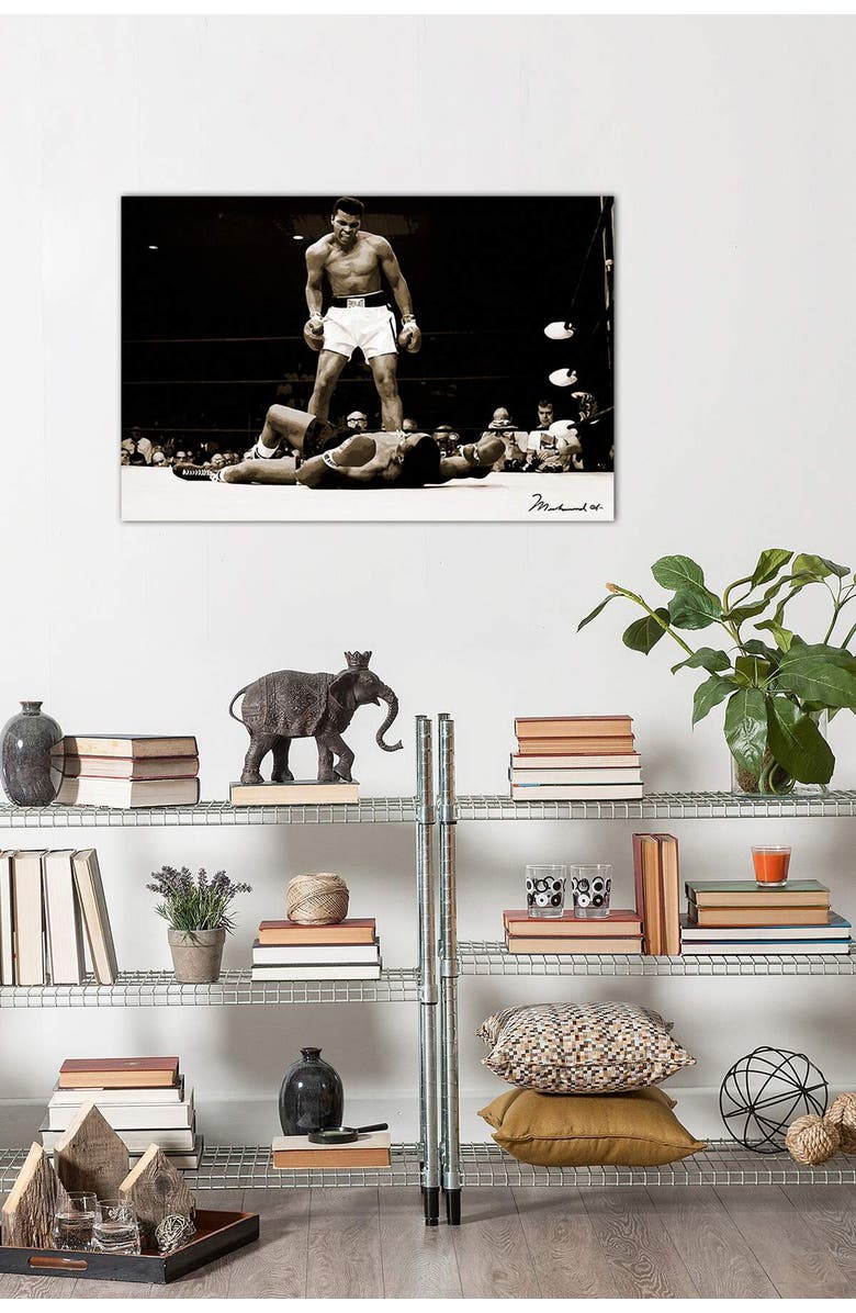 iCanvas Muhammad Ali Vs. Sonny Liston, 1965 by Muhammad Ali Enterprises Canvas Wall Art - 26" x 18", Alternate, color, 
