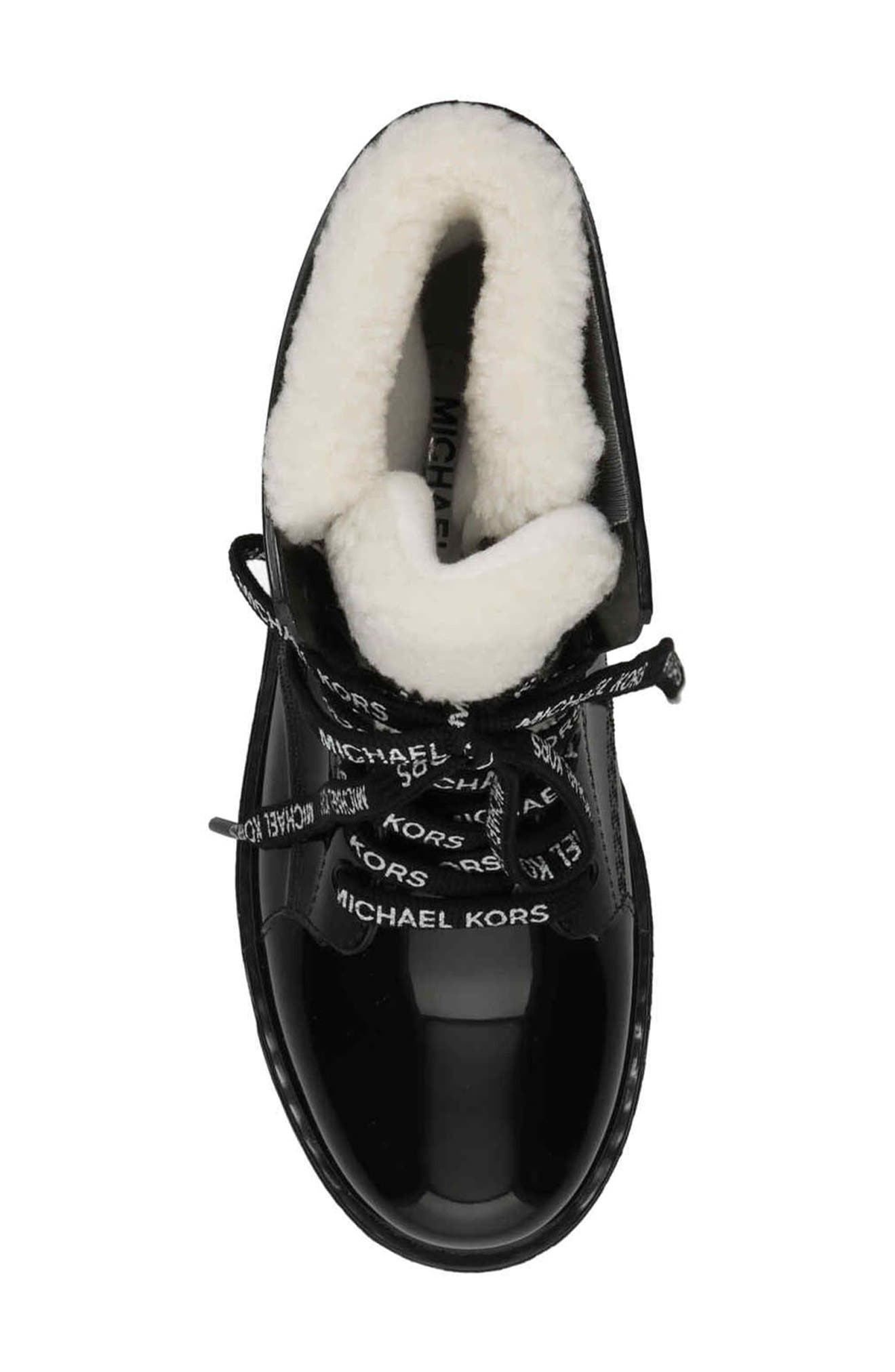 MICHAEL Michael Kors Kids' Montiagne Faux Shearling Bootie, Alternate, color, 