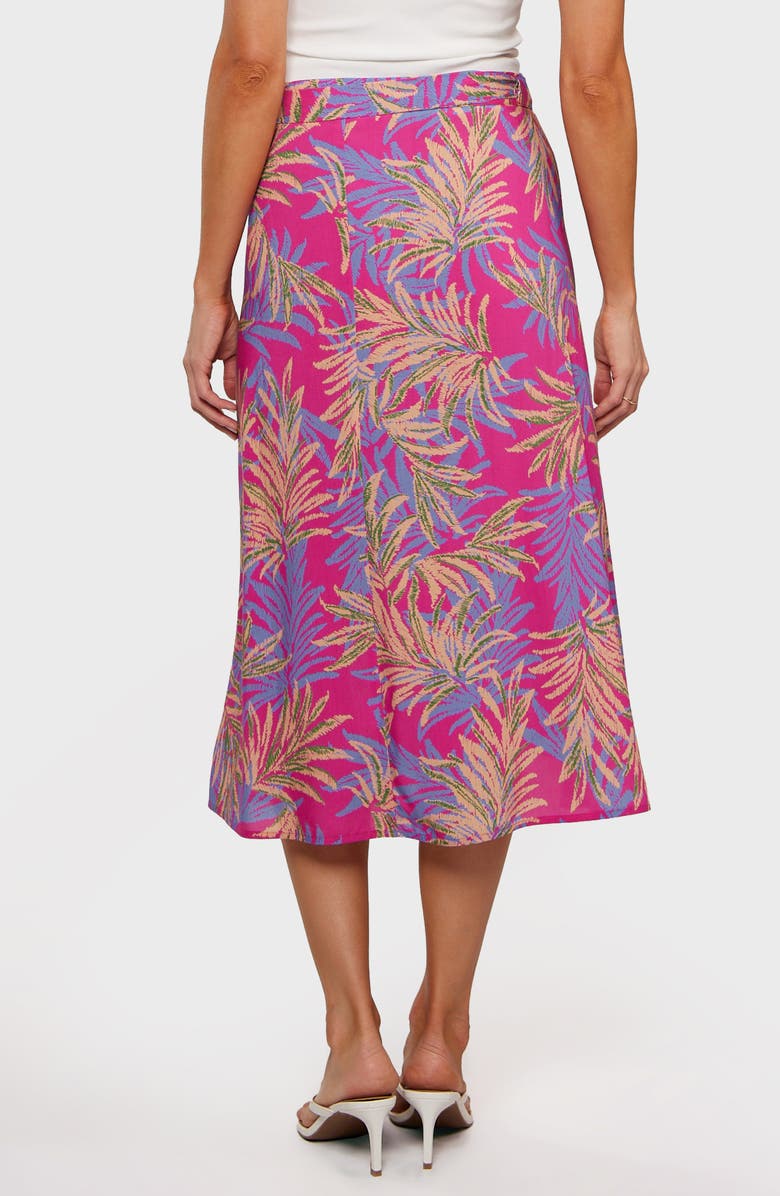 matty m. Cora Wrap Skirt, Alternate, color, Fuchsia