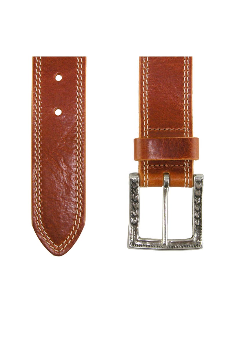 Men's Douglas SoHo Casual Pull Up Leather Jean Belt, Alternate, color, Tan