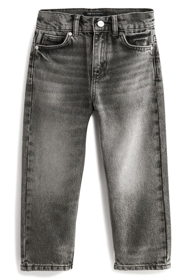 Kids' Straight Leg Jeans, Main, color, BLACK