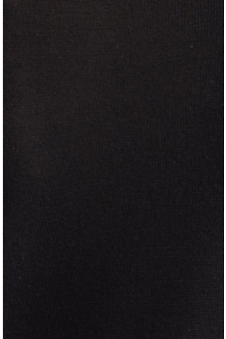 Slit Long Sleeve Jersey Dress, Alternate, color, BLACK