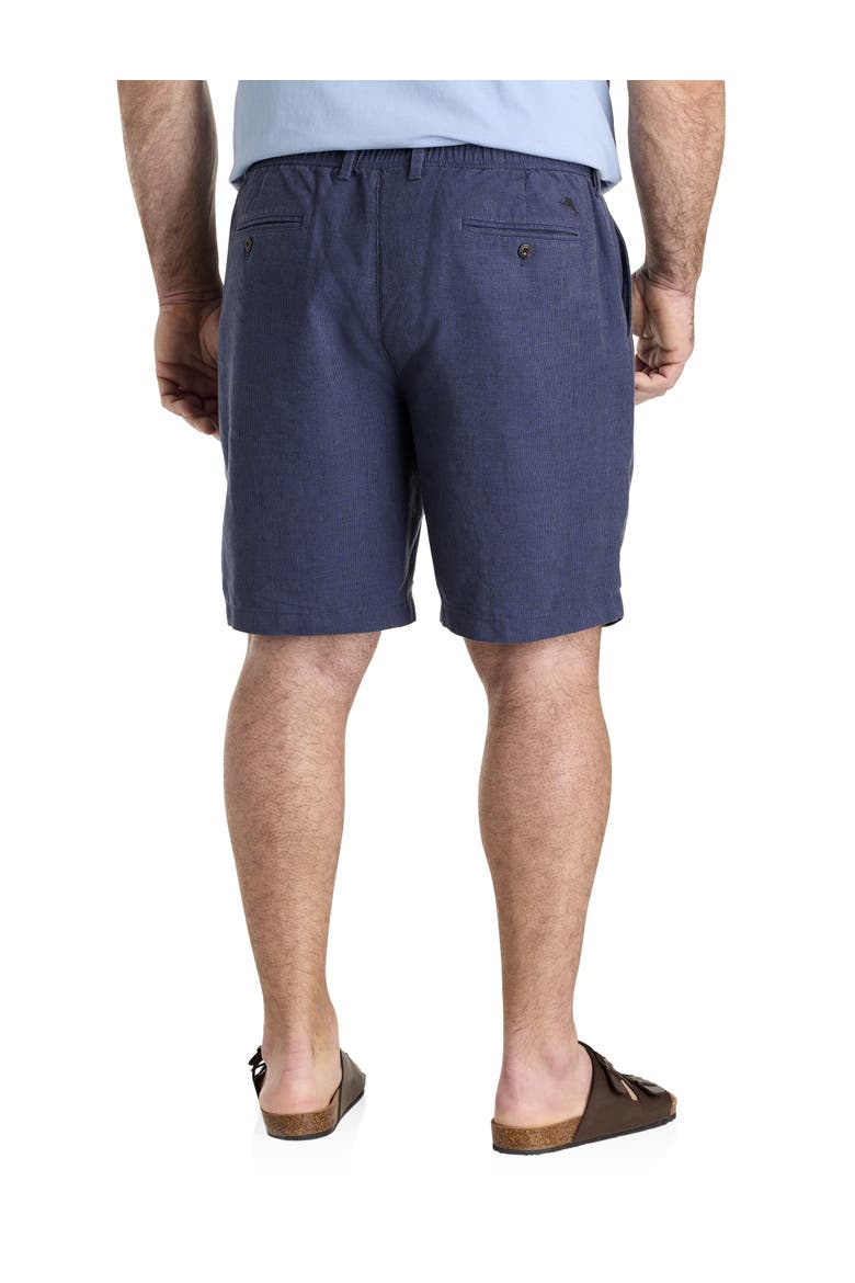 Big & Tall Isla Sands Striped Shorts, Alternate, color, DARK BLUESTONE