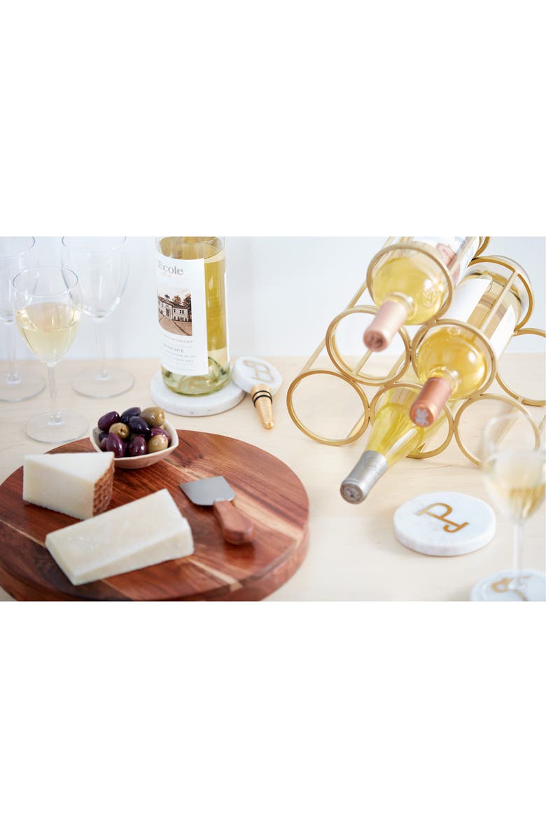 NORDSTROM AT HOME Nordstrom Monogram Marble Bottle Stopper, Alternate, color, 