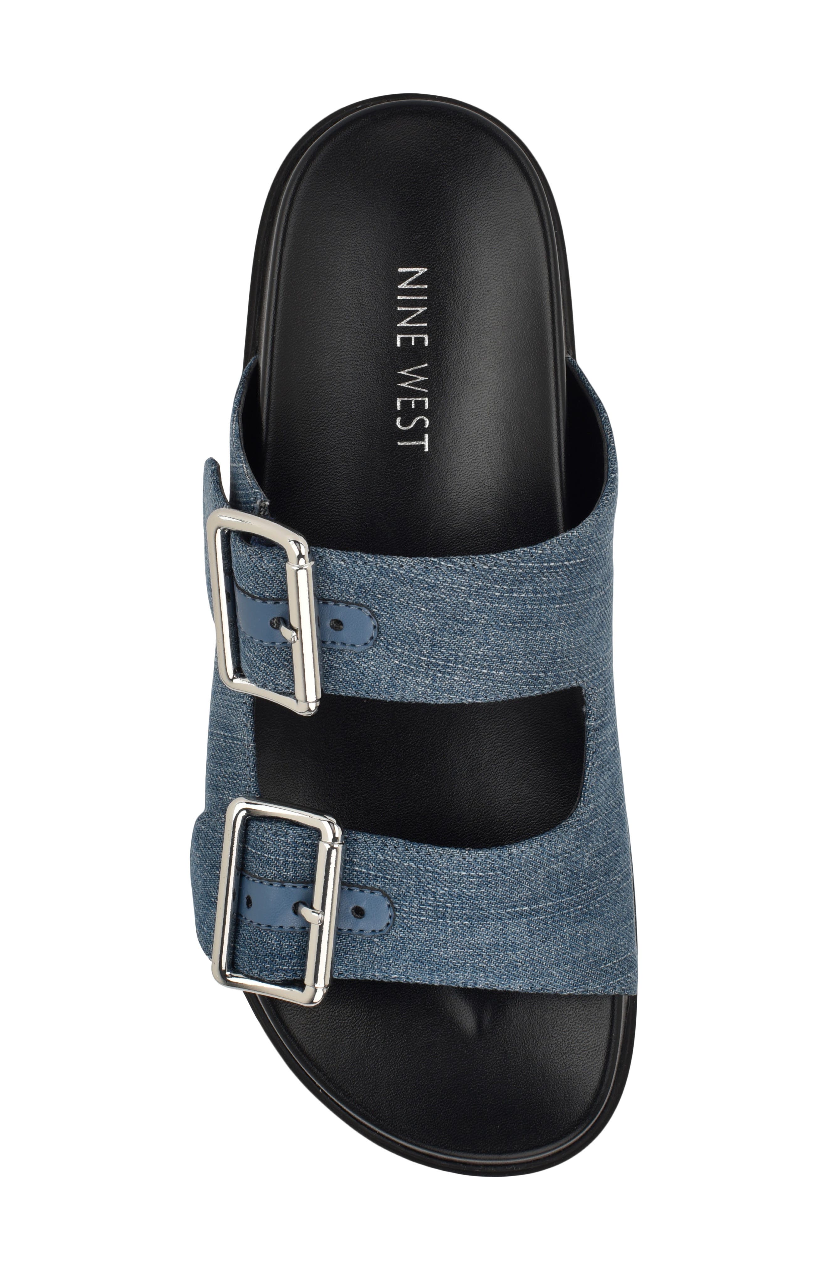 Timma Two-Strap Platform Sandal, Alternate, color, LIGHT DENIM