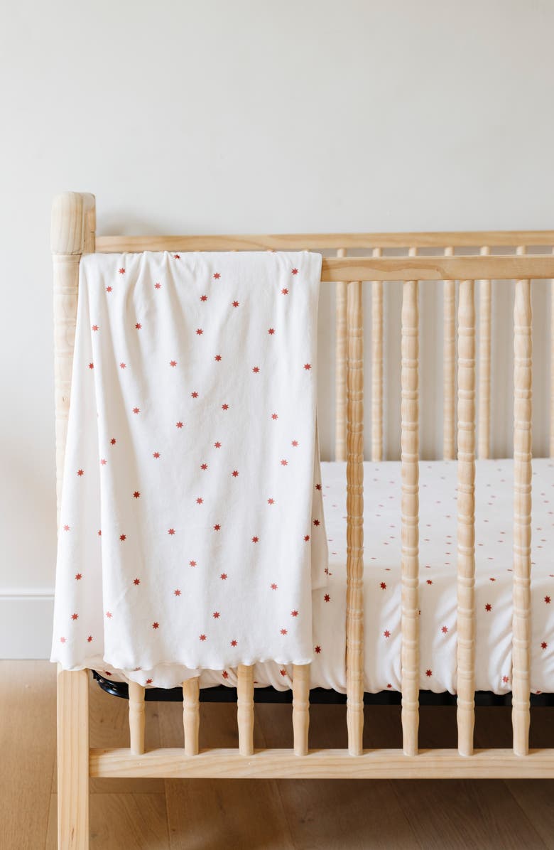 SARANONI Minky Fitted Crib Sheet, Alternate, color, Star