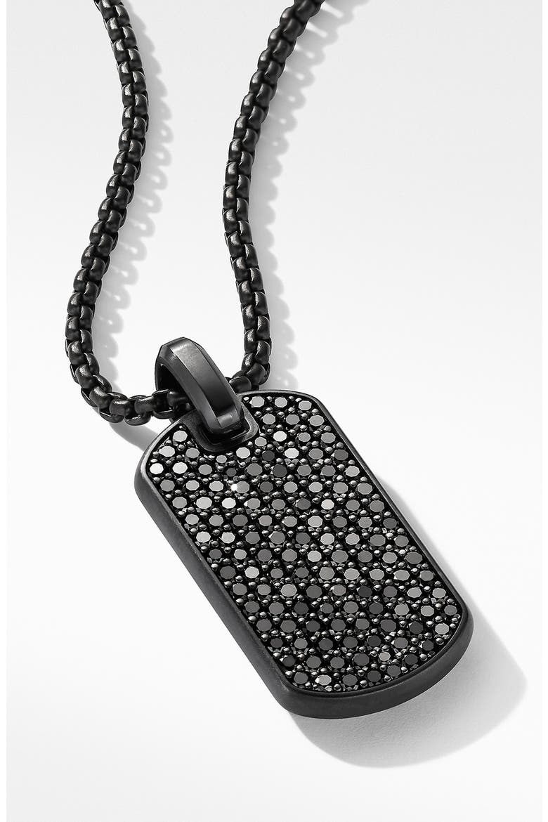 Streamline® Black Titanium Tag with Black Diamonds, Alternate, color, BLACK TITANIUM/ BLACK DIAMOND