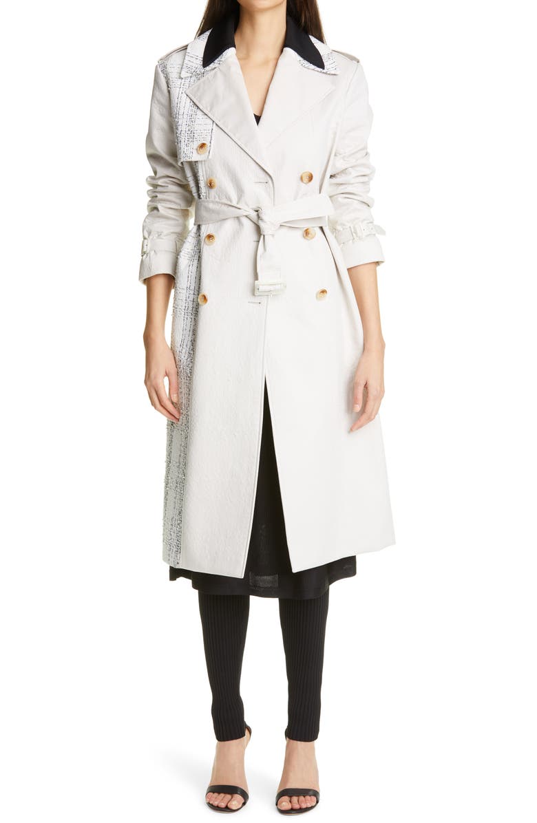 St. John Collection Long Sleeve Knit Shirtdress, Alternate, color, 