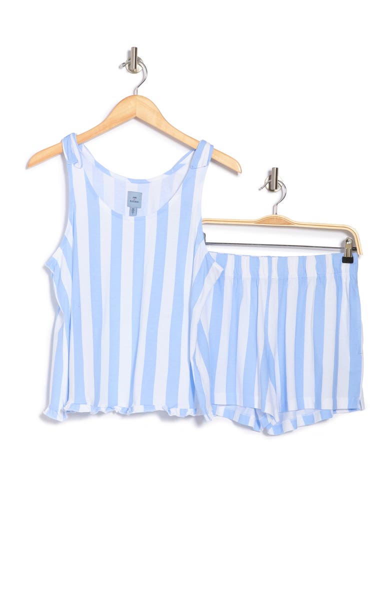 Jane & Bleecker New York Stripe Print 2-Piece Pajama Set, Alternate, color,