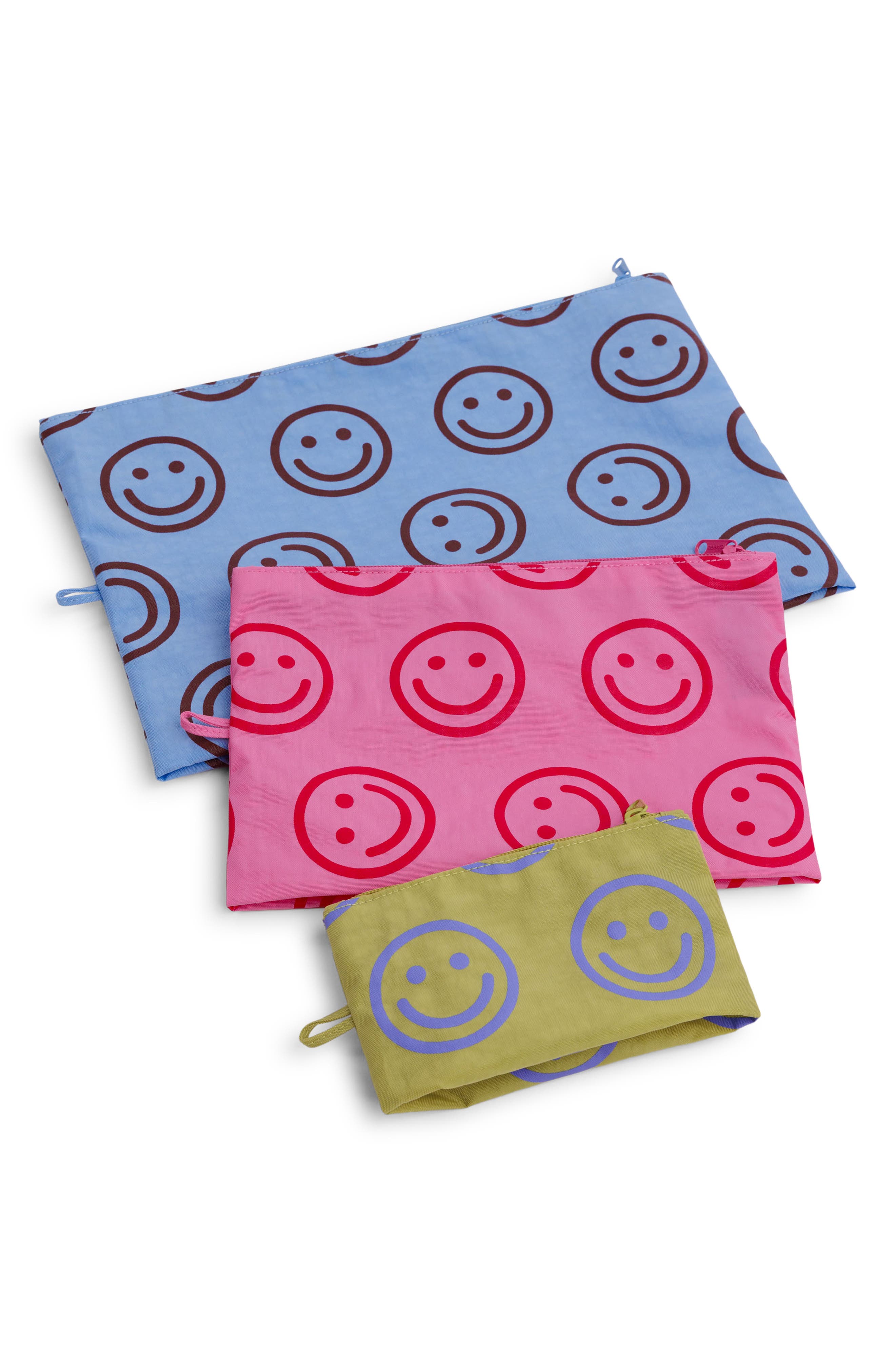Go Pouch Set of 3, Alternate, color, POP HAPPY MIX