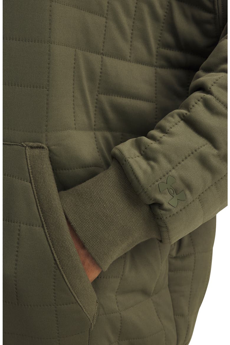 Unstoppable Fleece Textured Hoodie, Alternate, color, GRN