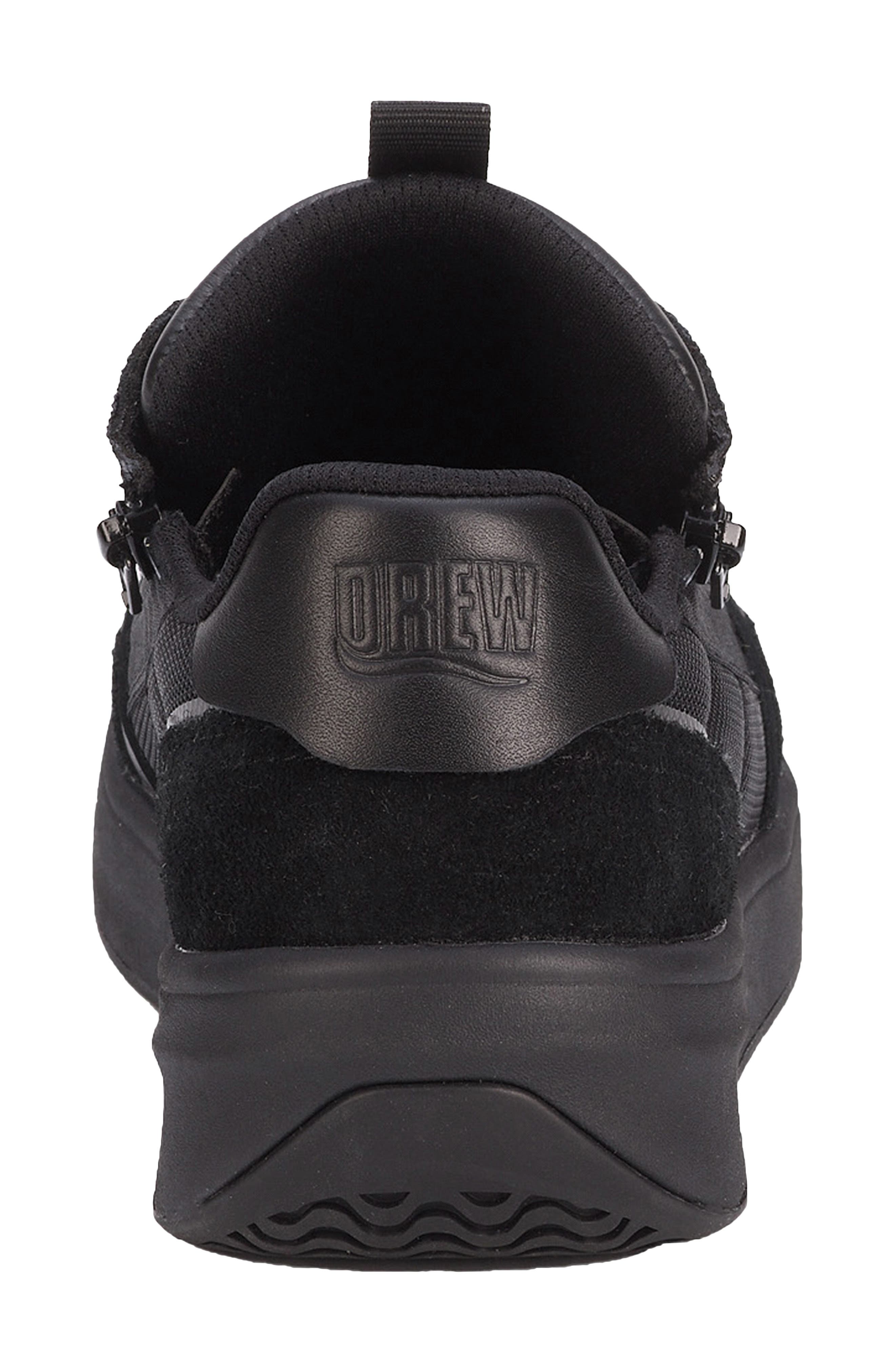 DREW Happy Sneaker, Alternate, color, Solid Black Combo
