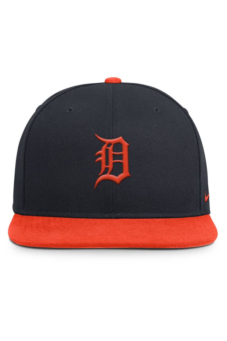 Men's Nike  Navy/Orange Detroit Tigers Primetime Pro Dri-FIT Snapback Hat, Alternate, color, Navy