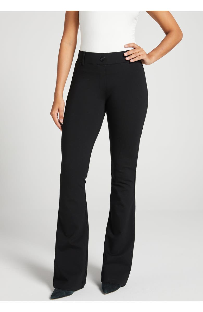 Betabrand Classic DPYP Dress Pant Yoga Pant | Bootcut, Main, color, Black