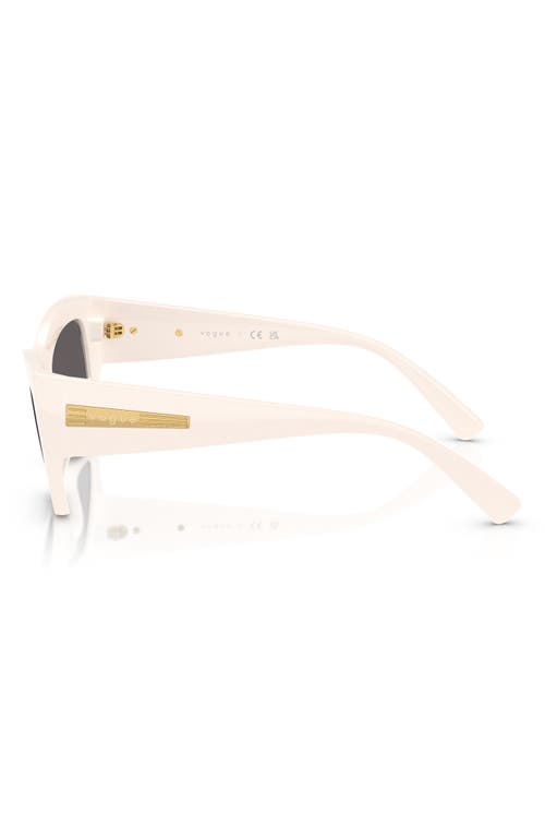 Vogue 53mm Irregular Sunglasses In Black White