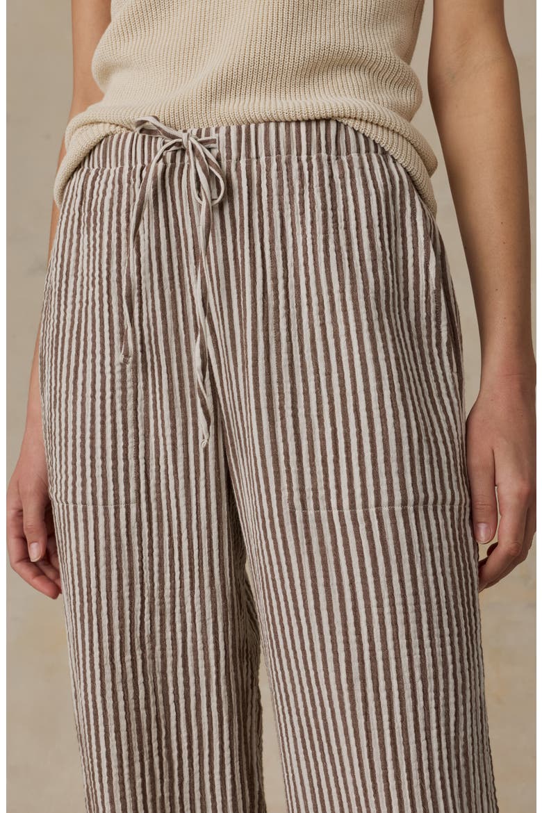 Dune Cotton Gauze Laidback Pants, Alternate, color, MOCHA MIST