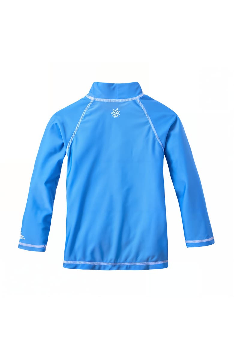 UV Skinz Neon Long Sleeve Sun & Swim Shirt, Alternate, color, Ocean Blue