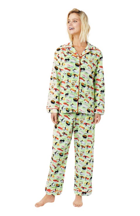 Poplin Pajama Set Conversational