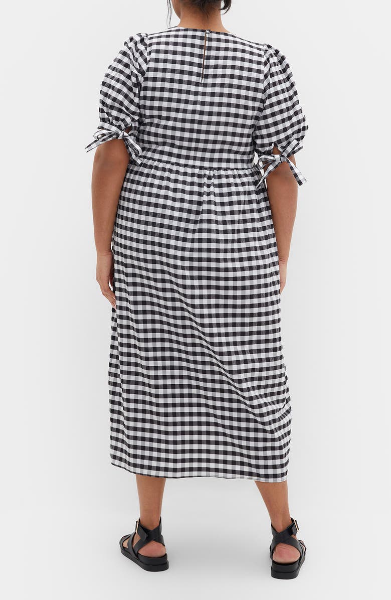 City Chic Valley Check Maxi Dress, Alternate, color,